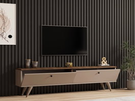 Hanah Home Soporte para TV Paris - Nogal y Cachemira